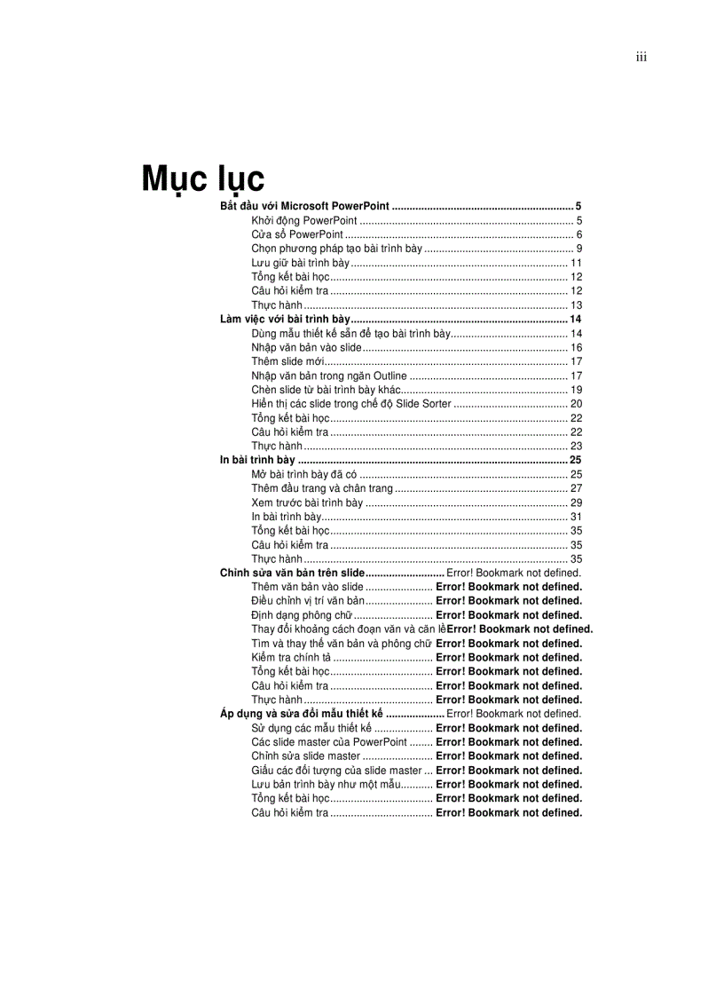 image for page Trinh bay voi Power Point Phan I 1