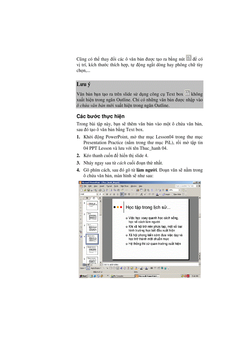 image for page Trinh bay voi Power Point Phan II