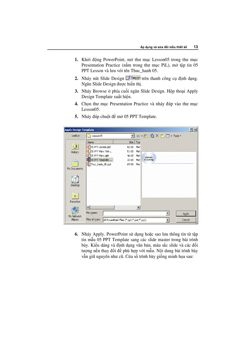 image for page Trinh bay voi Power Point Phan II