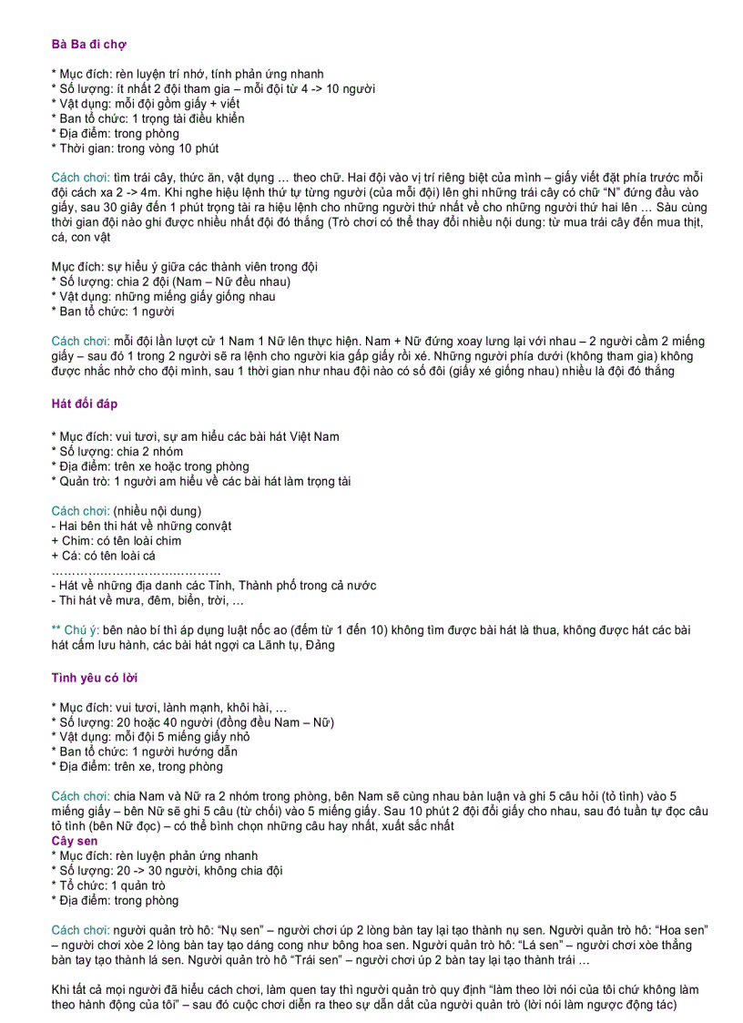 image for page Trò chơi tập thể đoàn đội