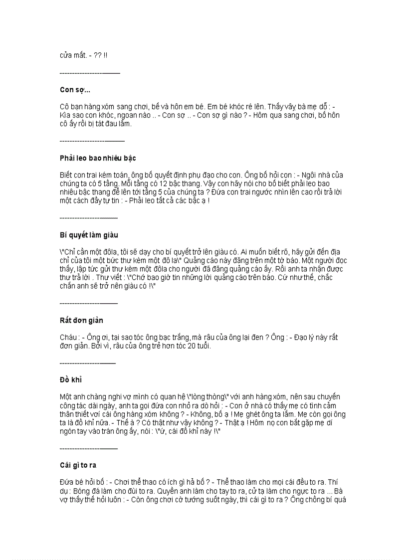 image for page Truyện cười vỡ bụng