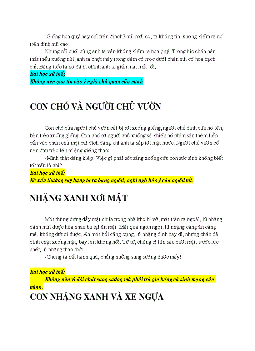 image for page Truyện ngụ ngôn và những bài học xử thế
