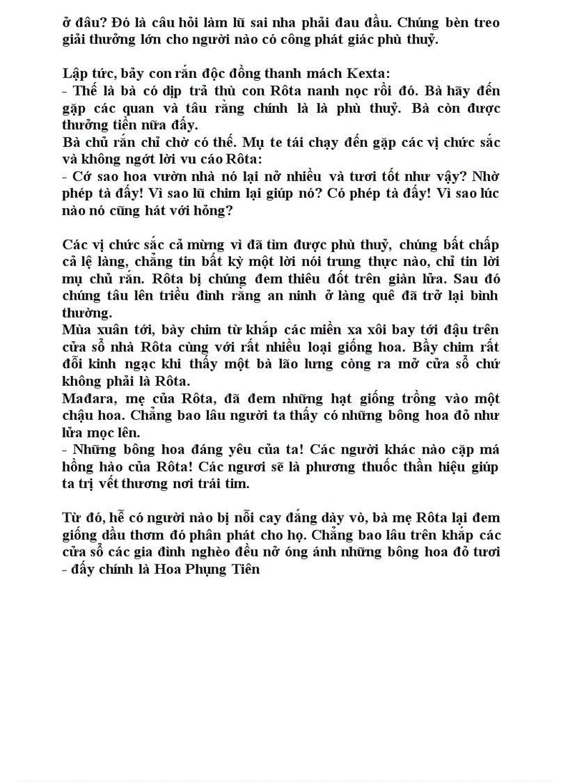 image for page Truyền thuyết về các loài hoa