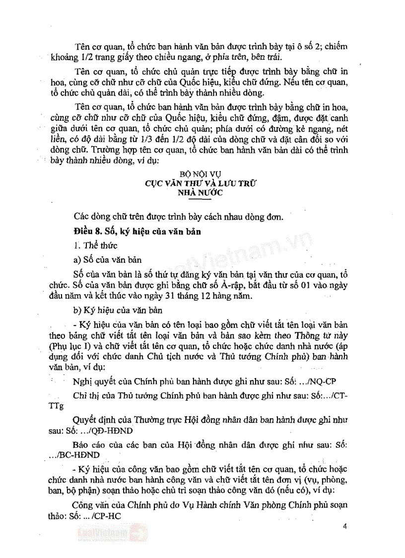 image for page TT 01 về hướng dẫn thể thức văn bản