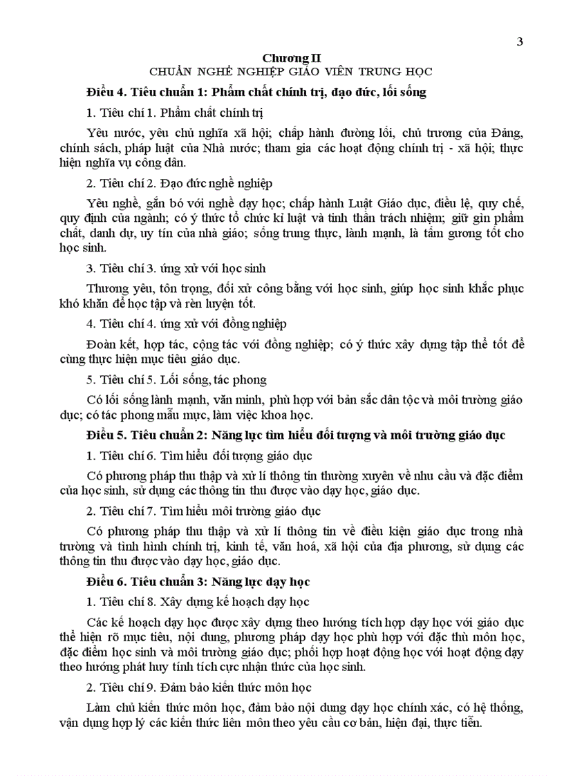 image for page TT 30 Đánh giá chuẩn nghề nghiệp Giáo viên