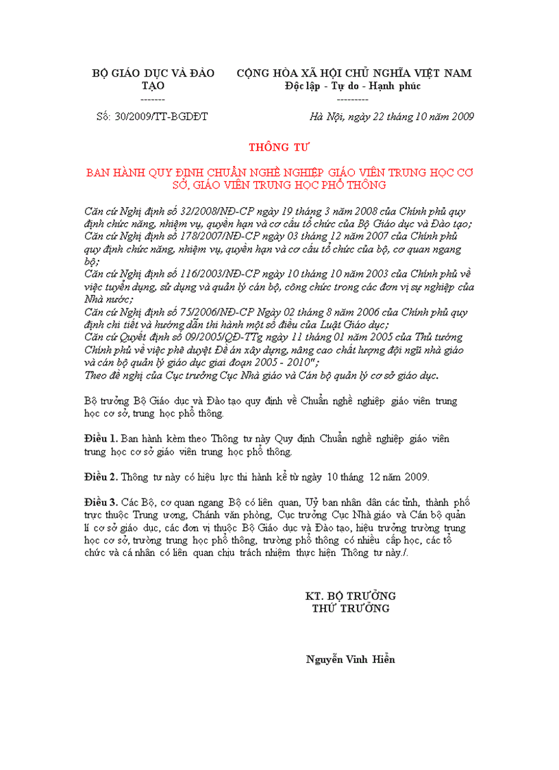 image for page TT 30 về chuẩn của GV