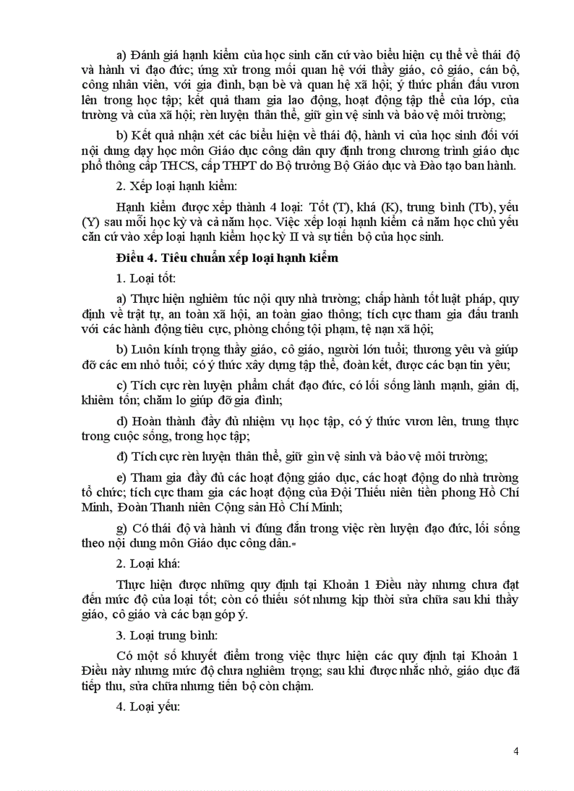 image for page TT 58 Đánh giá Xếp loại HS Trung học