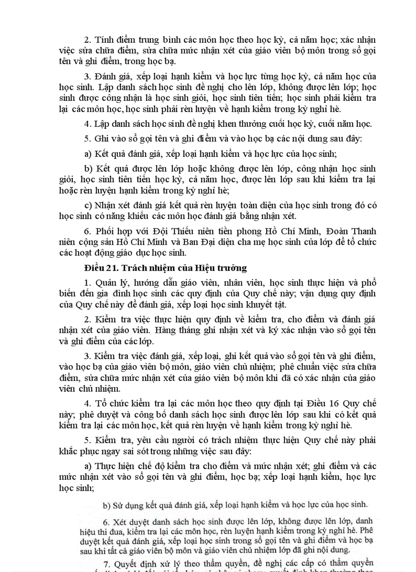 image for page TT 58 Đánh giá Xếp loại HS Trung học