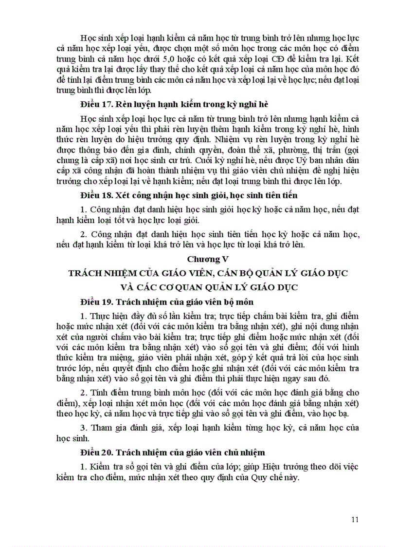 image for page TT 58 2011 Quy che danh gia xep loai