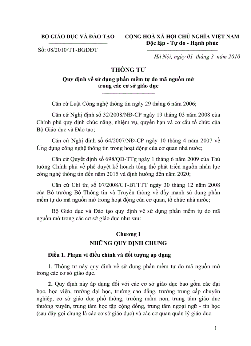 image for page TT sử dụng phần mềm mở