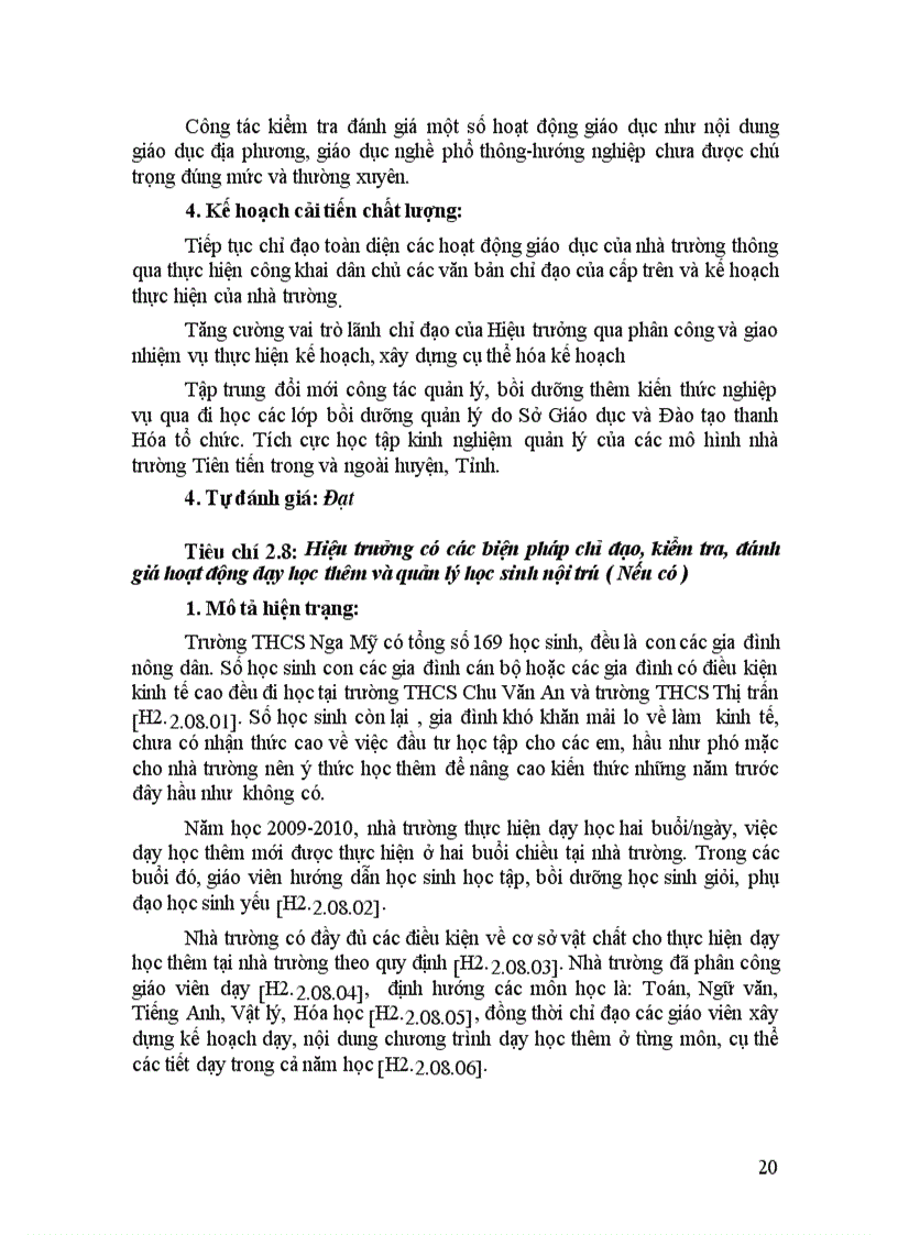 image for page Tự đánh giá chất lượng giáo dục