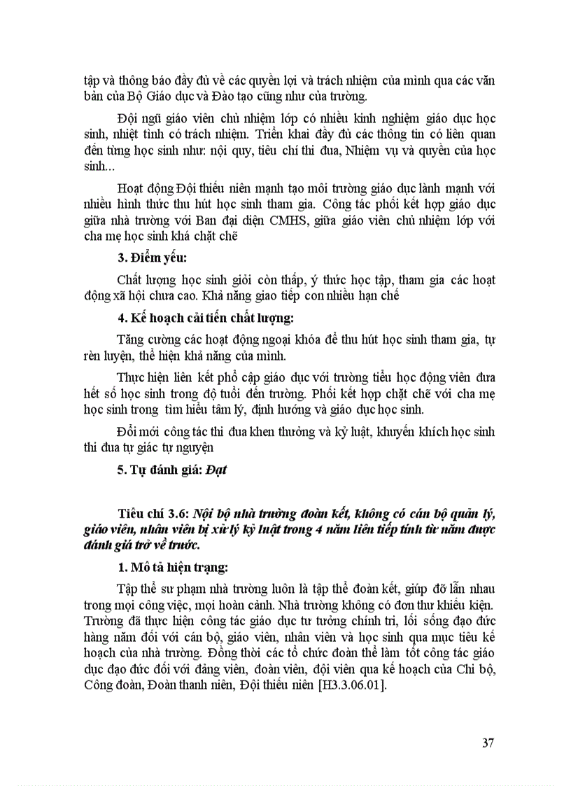 image for page Tự đánh giá chất lượng giáo dục