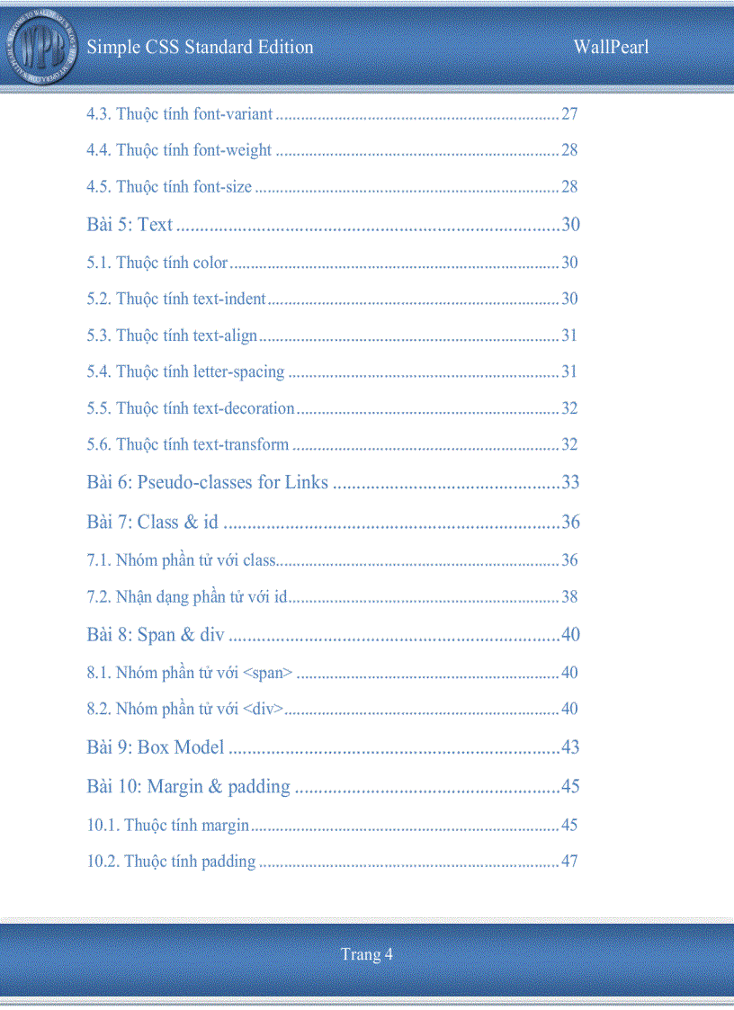 image for page Tự học css
