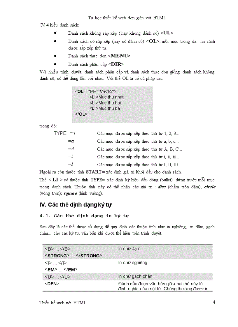 Tự học thiết kế web