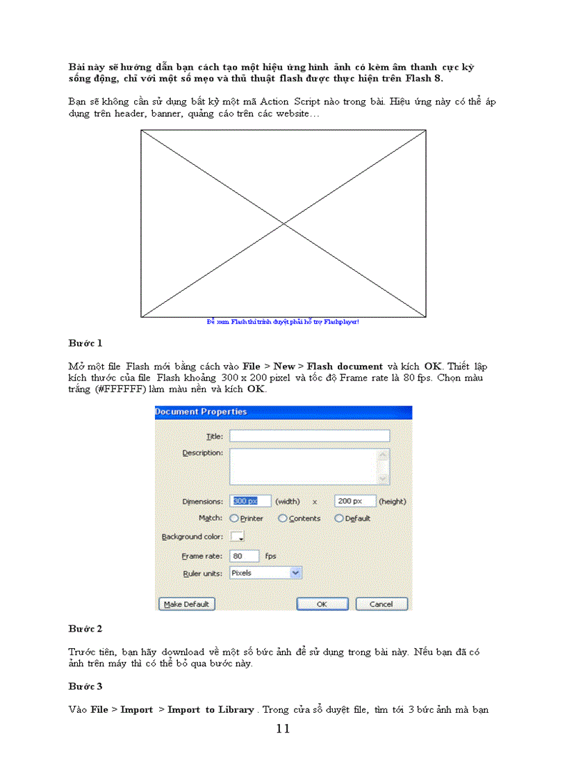 image for page Tự làm flash
