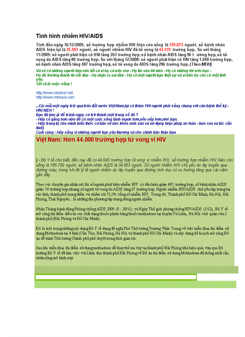 image for page Tư liệu HIV