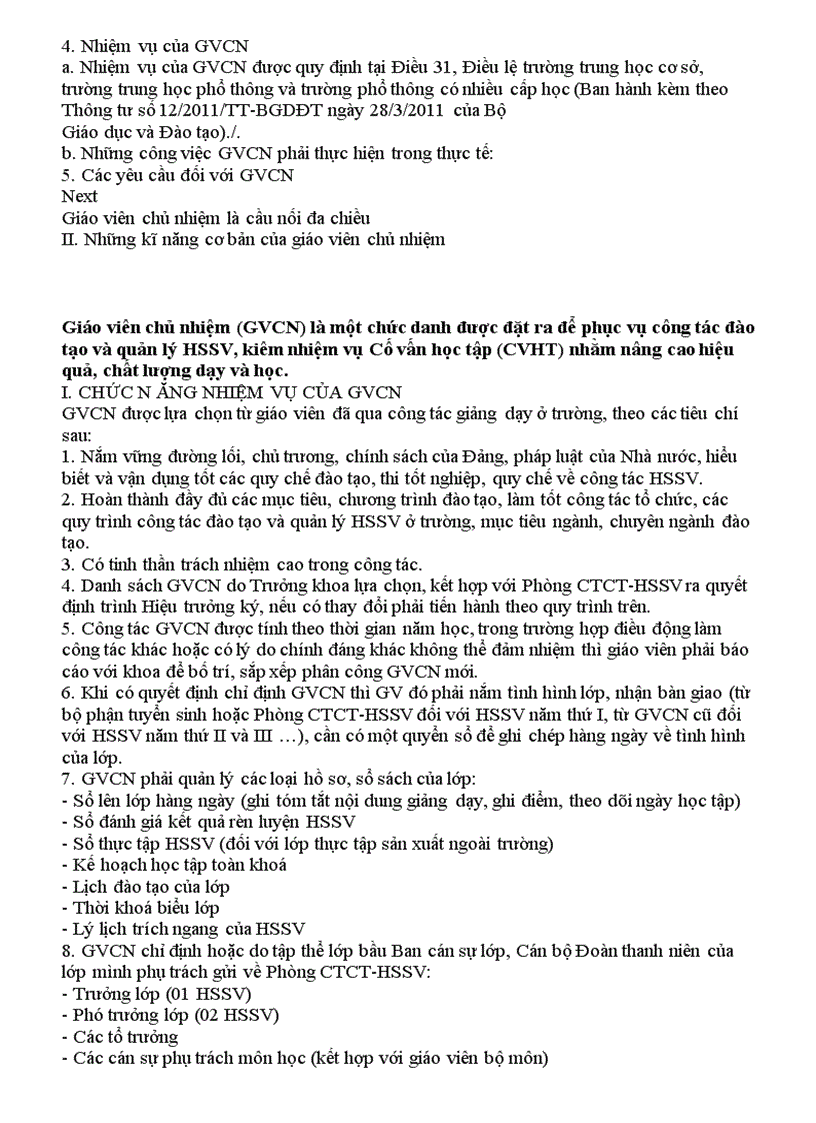 image for page Tư liệu và hướng dẫn thi GVCN giỏi THCS