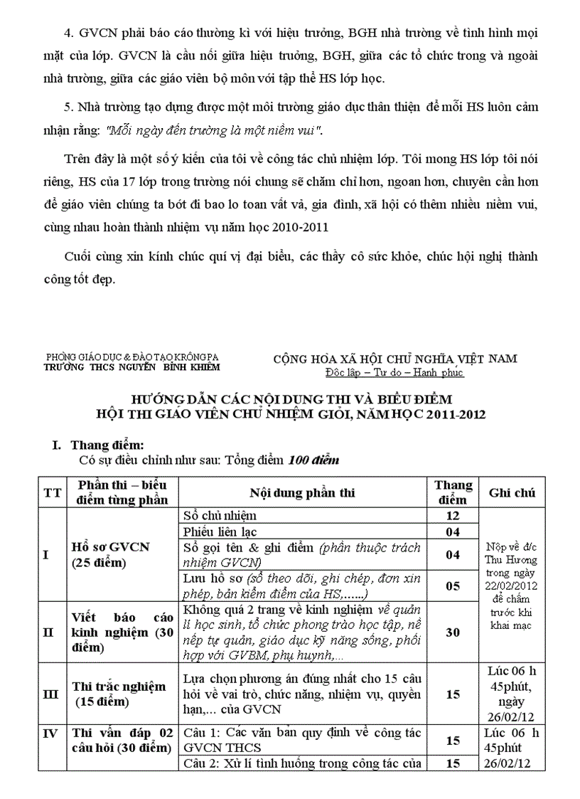 image for page Tư liệu và hướng dẫn thi GVCN giỏi THCS