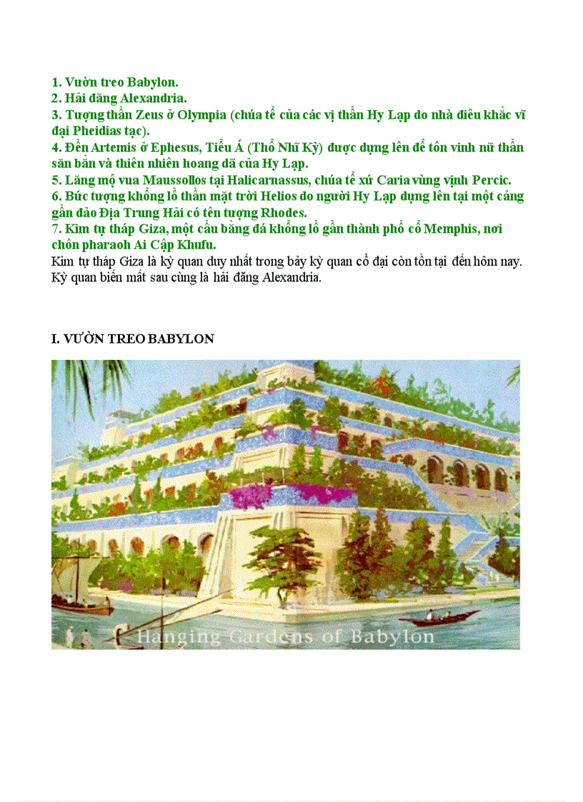 image for page Tư liệu về 7 kì Quan thế giới Cổ đại