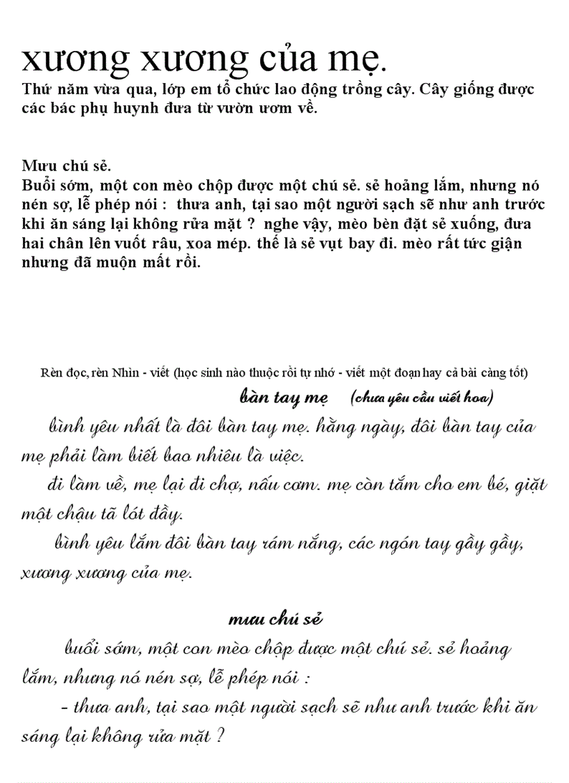 image for page Từ ngữ luyện đọc và kiểm tra GK2 L1