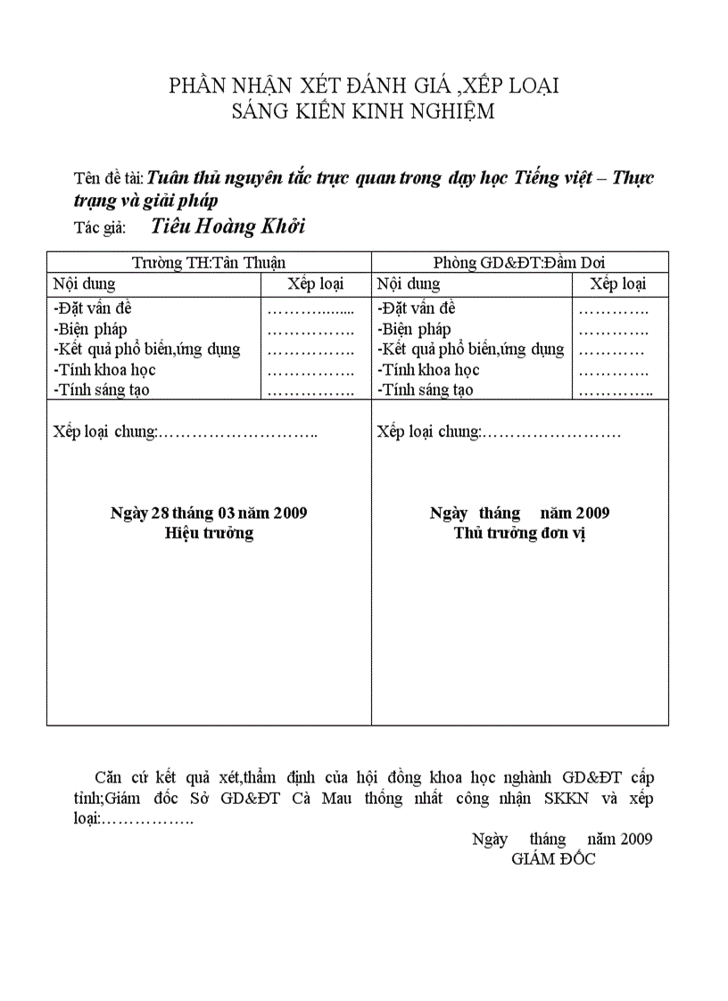 image for page Tuân Thủ nguyên tắc trực quan trong dạy học Tiếng Việt ở tiểu học
