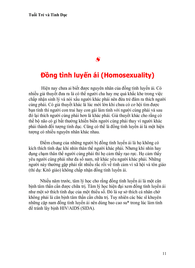 image for page Tuổi trẻ và tình dục