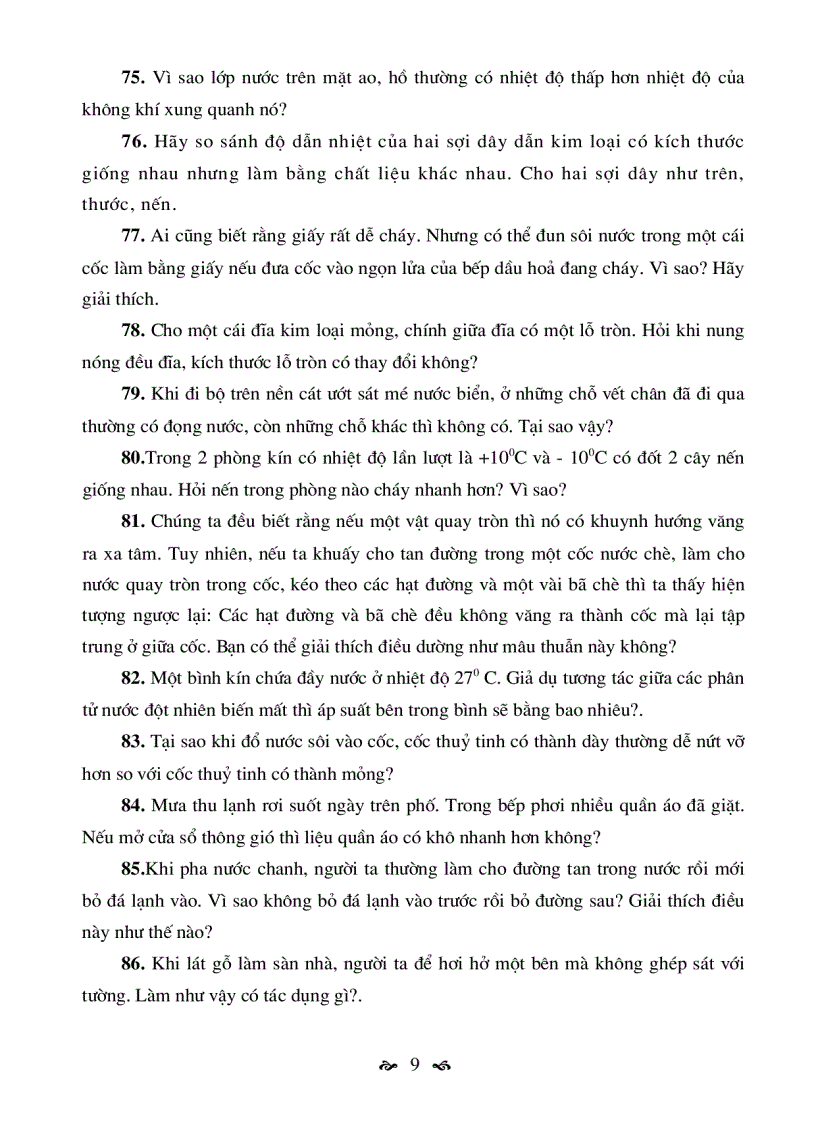 image for page Tuyển tập câu hỏi định tính Vật lý