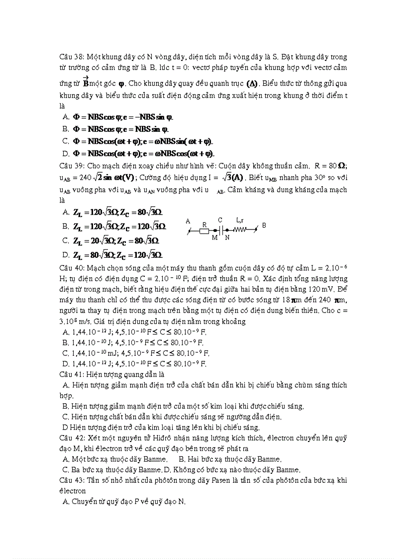 image for page Tuyển tập đề thi thử đại học môn lý