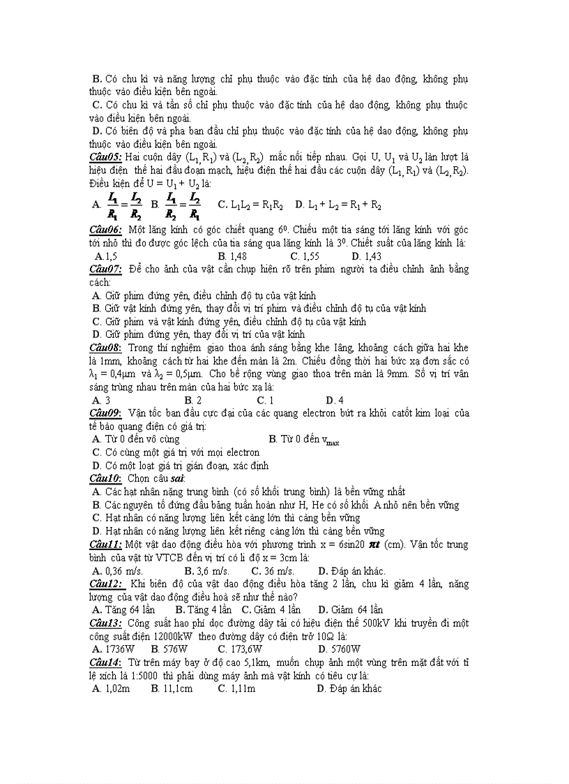 image for page Tuyển tập đề thi thử đại học môn lý