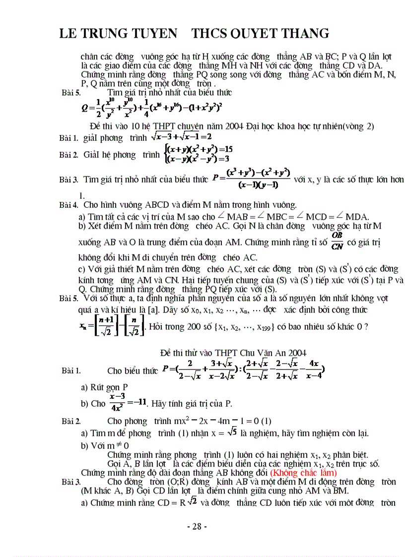 image for page Tuyển tập đề thi vào lớp 10