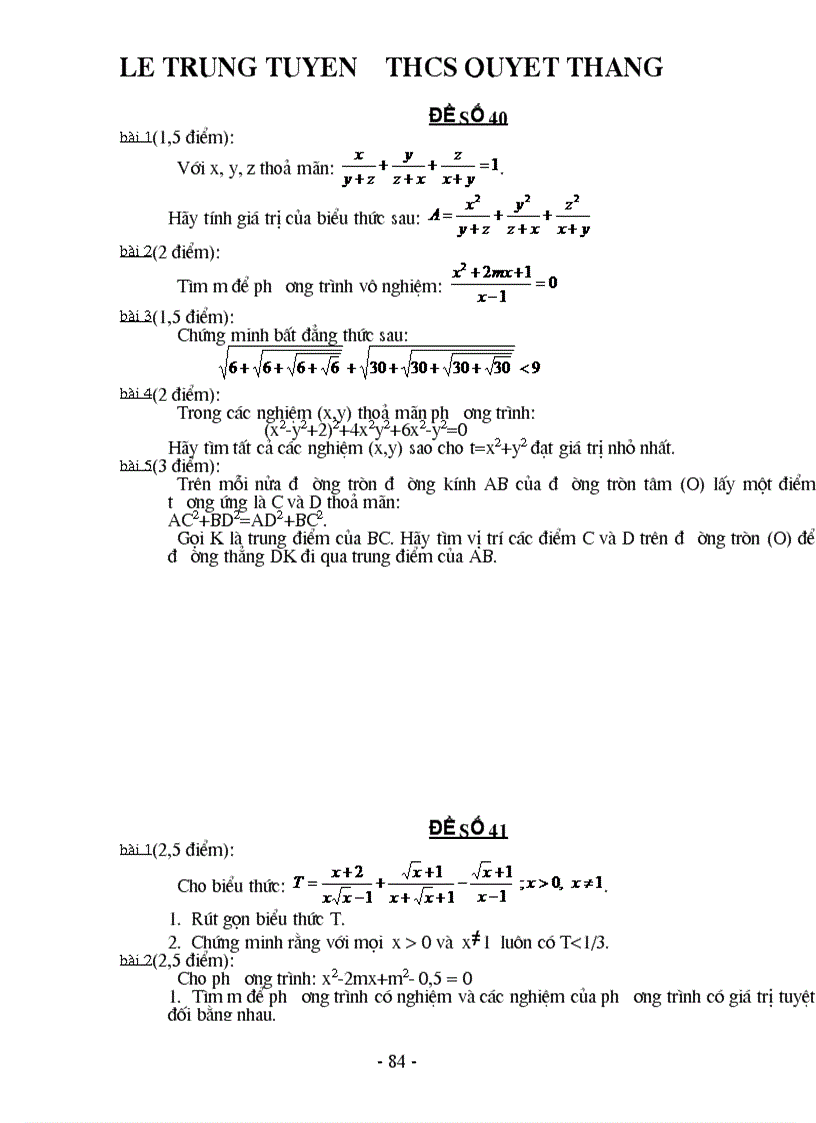 image for page Tuyển tập đề thi vào lớp 10