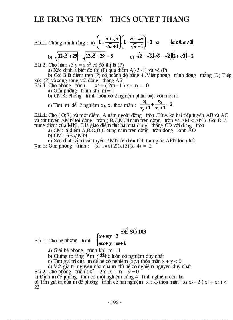 image for page Tuyển tập đề thi vào lớp 10