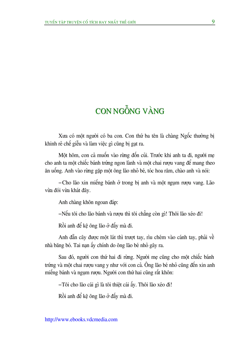 image for page Tuyển tập truyện cổ tích hay nhất thế giới phần 4