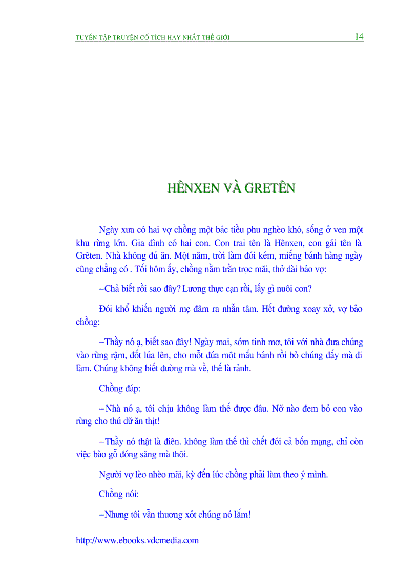 image for page Tuyển tập truyện cổ tích hay nhất thế giới phần 6