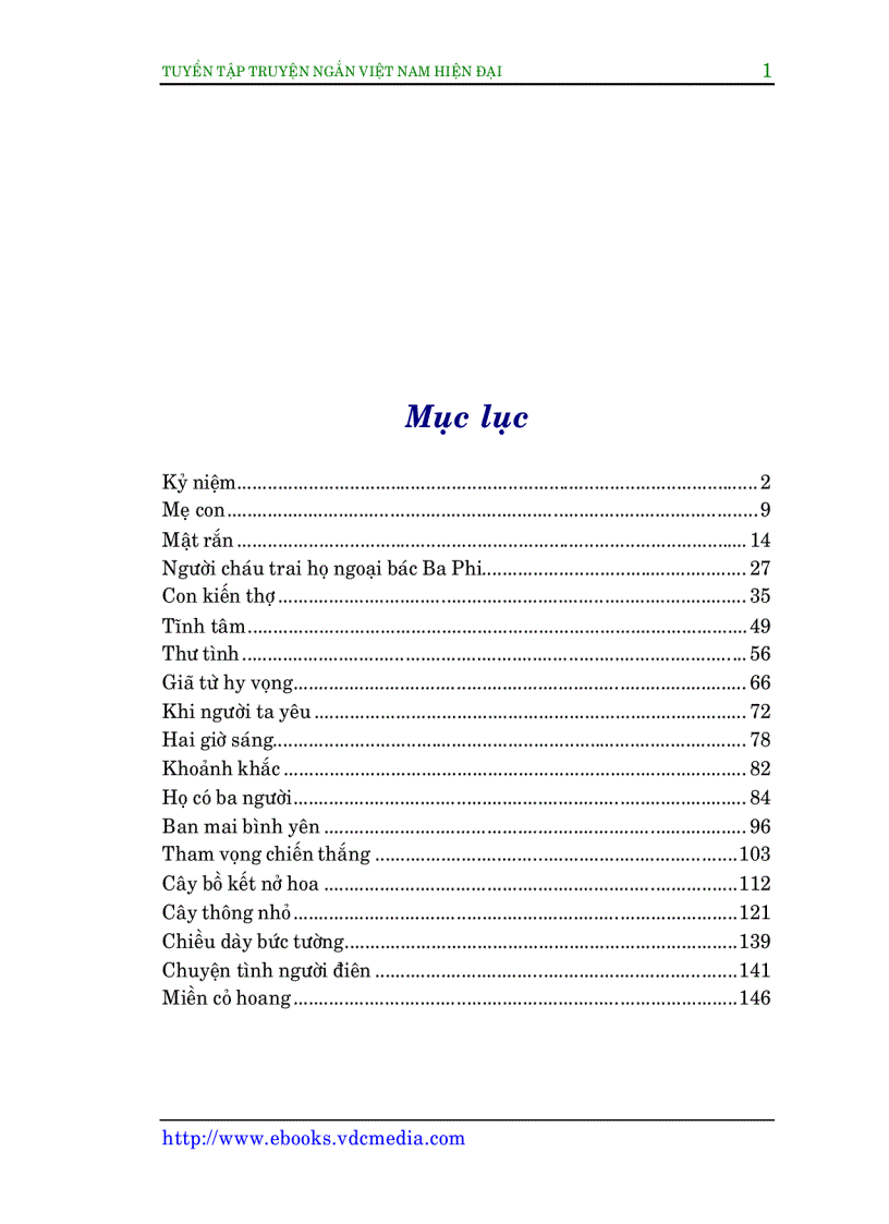 image for page Tuyển tập truyện ngắn VN hiện đại