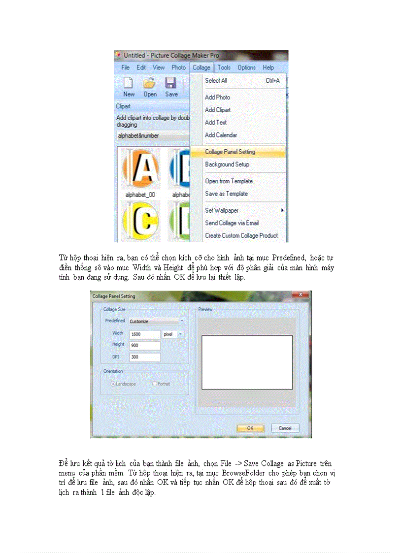image for page Tuyệt chiêu làm Lịch bằng bộ ảnh tự chọn