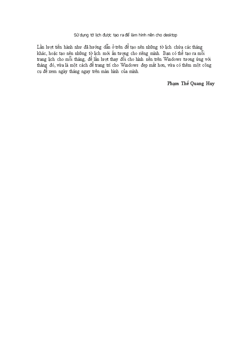 image for page Tuyệt chiêu làm Lịch bằng bộ ảnh tự chọn