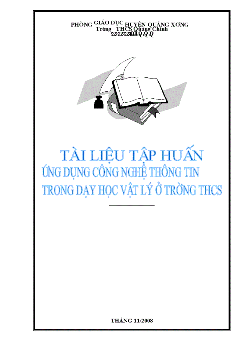 image for page Ung dung CNTT trong day hoc VAT lY THCS