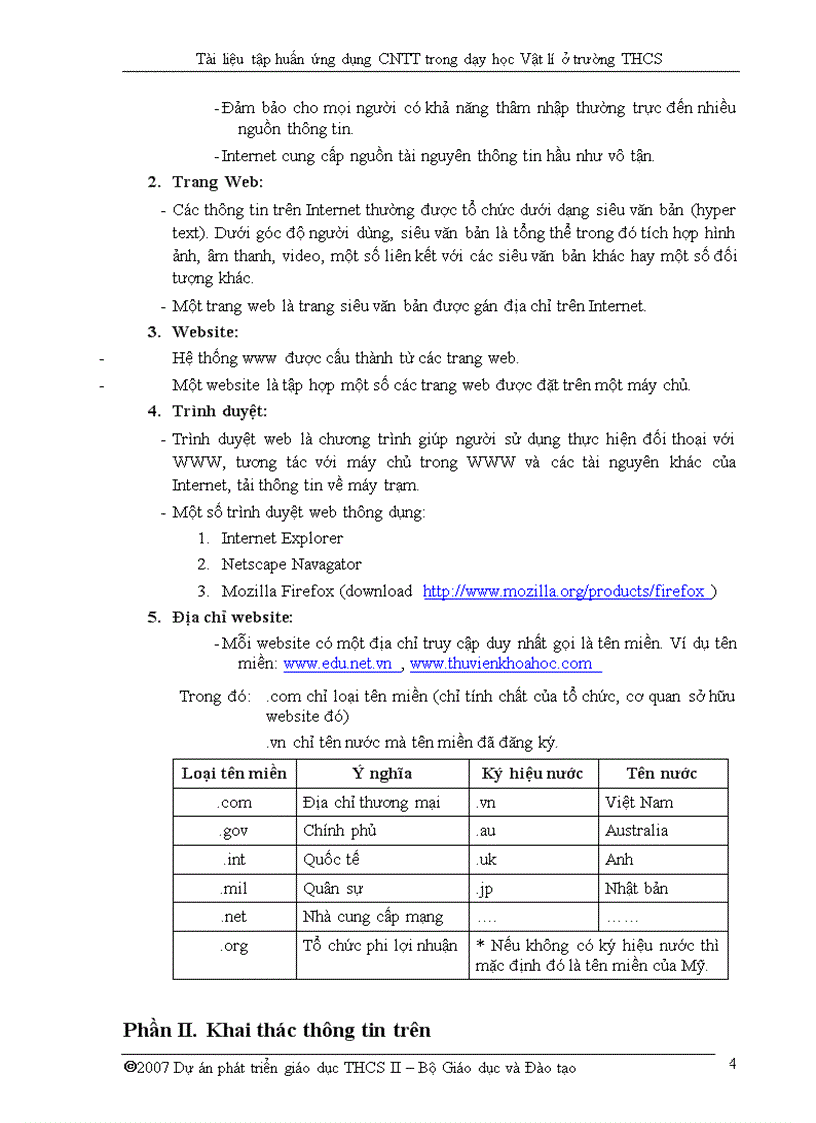 image for page Ung dung CNTT trong day hoc VAT lY THCS