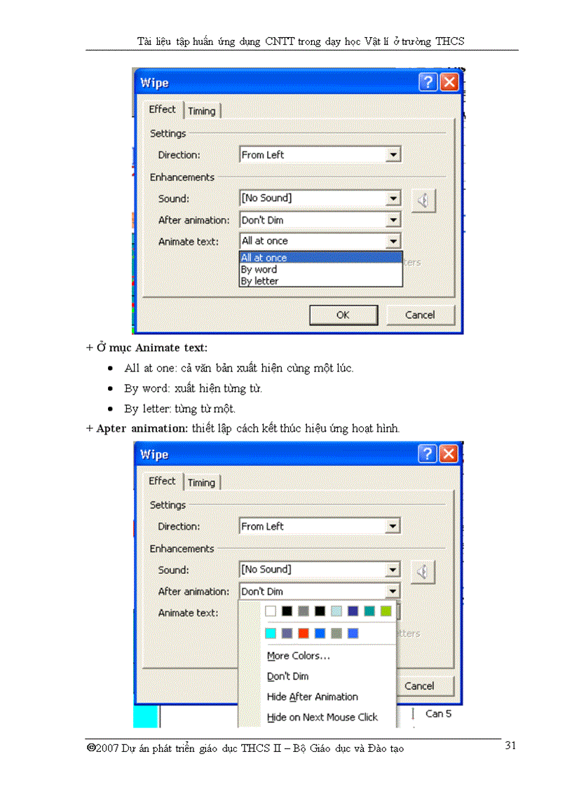 image for page Ung dung CNTT trong day hoc VAT lY THCS