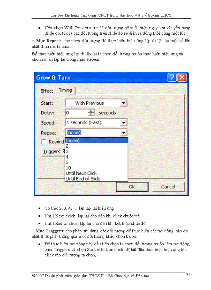 image for page Ung dung CNTT trong day hoc VAT lY THCS