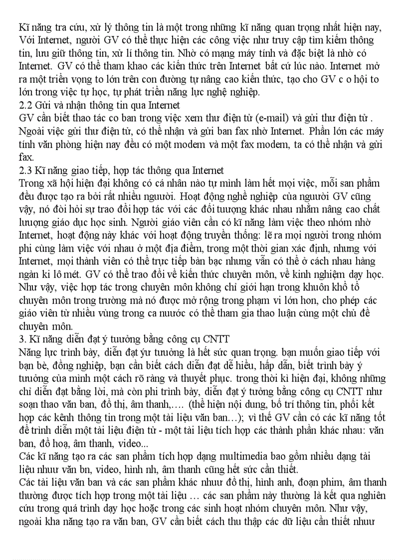 image for page Ứng dụng công nghệ thông tin vào giảng dạy