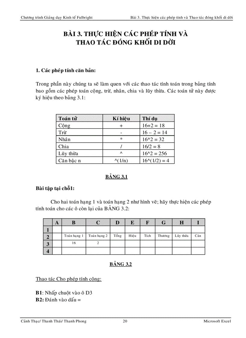 image for page Ứng dụng MS EXCELL trong kinh tế
