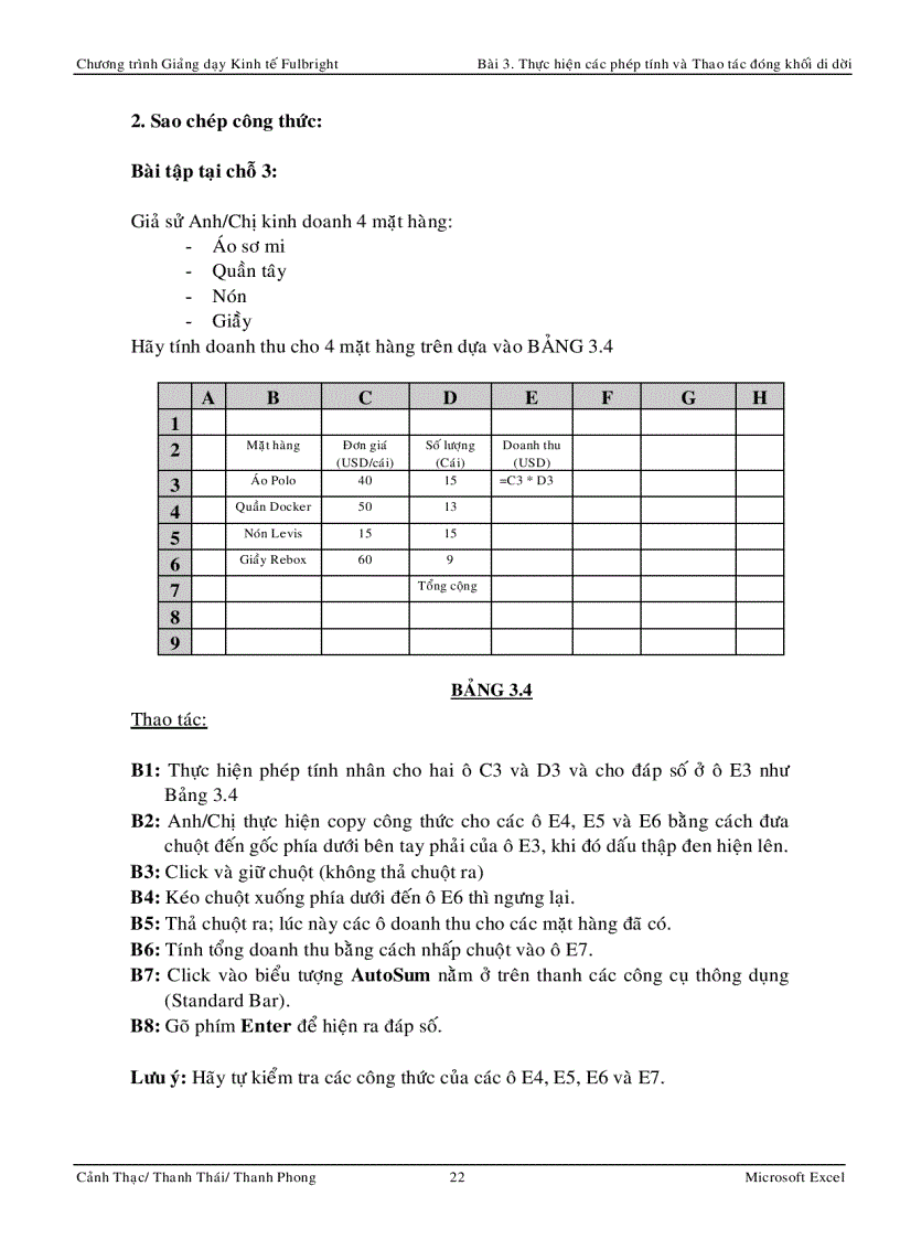 image for page Ứng dụng MS EXCELL trong kinh tế