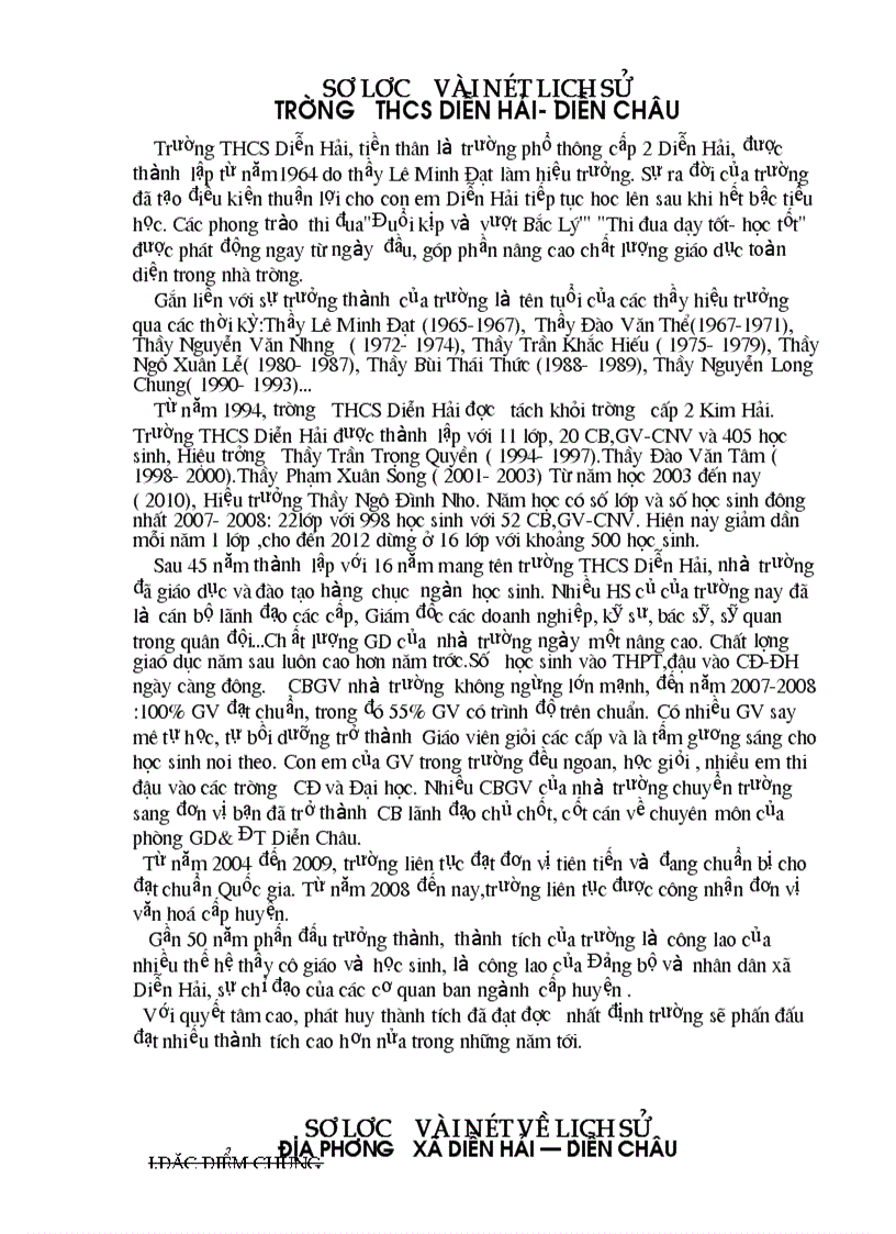 image for page Vài nét về lịch sử nhà trường