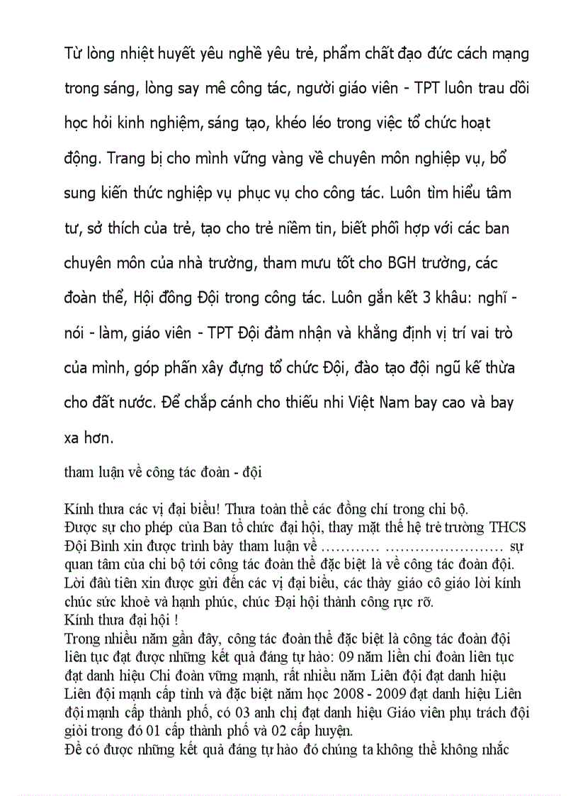 image for page Vai tro cua tong phu trach