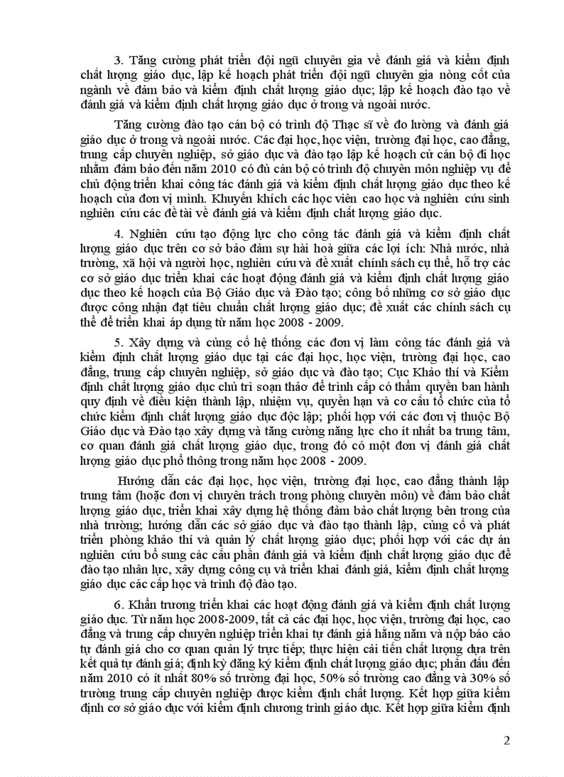 image for page Văn bản chỉ đạo Tự đánh giá GDPT