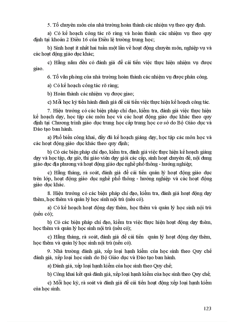 image for page Văn bản chỉ đạo Tự đánh giá GDPT