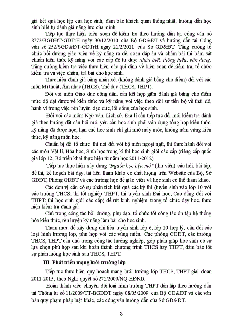 image for page Văn bản của Sở GD ĐT Nghệ An Về Kiểm tra đánh giá