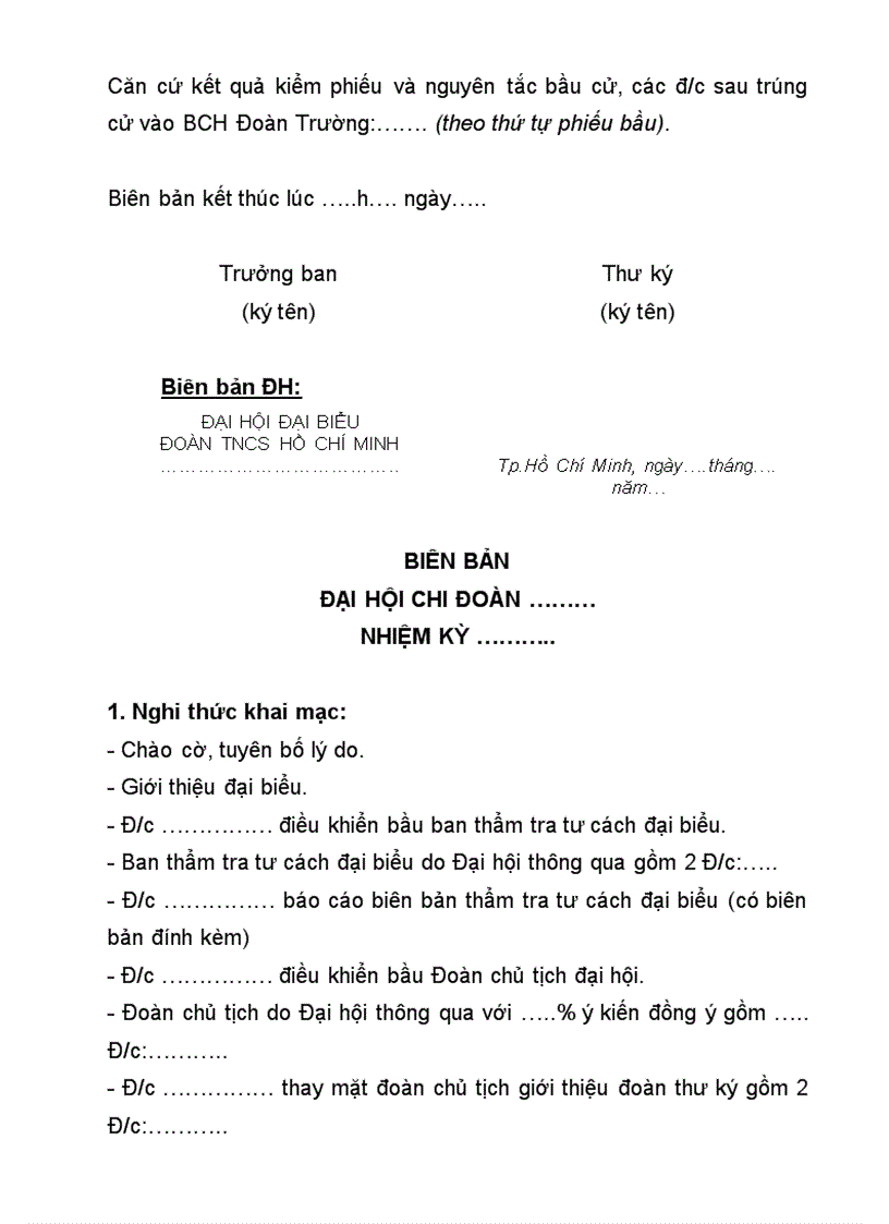 image for page Văn bản ĐH Chi đoàn